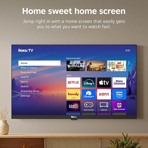 Roku Smart TV – 24-Inch Select Series, 720p HD TV – Roku TV with Voice Remote – Flat Screen LED Television with Wi-Fi for Streaming Live Local News, Sports, Family Entertainment thumbnail 7