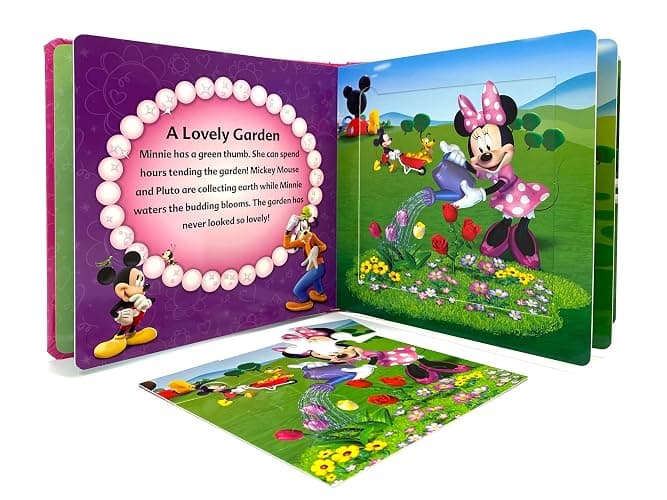 Disney Junior Minnie My First Puzzle Book - Jigsaw Puzzles for kids, 10-page board book, 5 puzzles to enjoy thumbnail 4