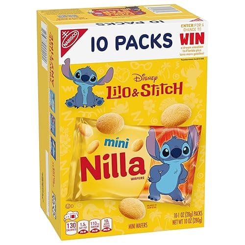 NILLA Wafers Mini Cookies, Vanilla Wafers, 10 Snack Packs thumbnail 15
