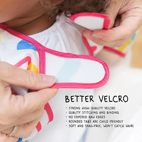 Tiny Twinkle Long Sleeve Bib for Babies & Toddlers | 2-Pack Waterproof Smock Bib for Eating | Machine Washable & Mess-Proof Feeding Essentials | Newborn Shower Gift (Slate Olive,6–24M) thumbnail 6