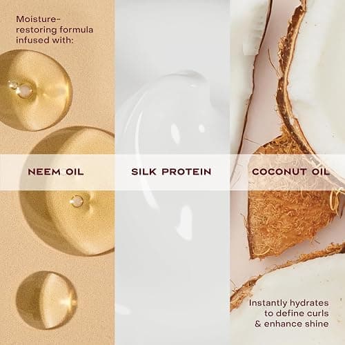 SheaMoisture Curl Enhancing Smoothie Hair Cream Coconut and Hibiscus for Thick, Curly Hair Sulfate Free and Paraben Free Curl Cream 20 oz thumbnail 10