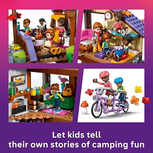 LEGO Friends Cozy Fall Forest Cabin 42705 | Building Toy for Girls & Boys, Ages 9+, Toy Playset W/4 Minidolls, 1,229 pieces, Gift for Birthdays thumbnail 4
