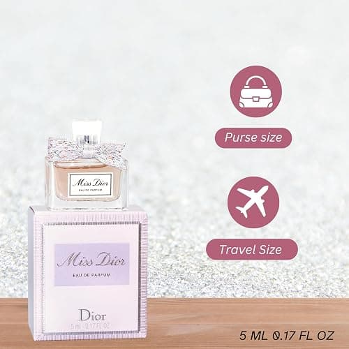 Miss Dior Eau de Parfum Mini Splash for Women, 0.17 Ounce thumbnail 5