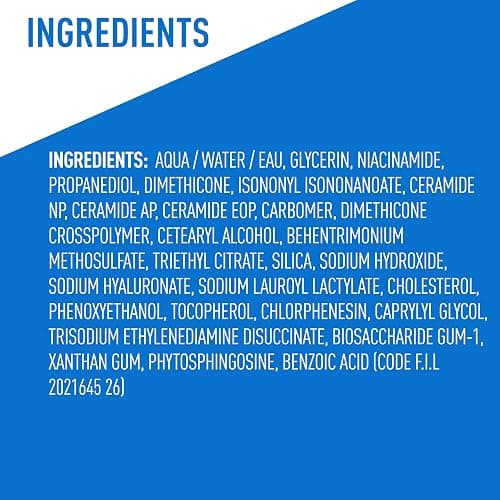 CeraVe Ultra-Light Moisturizing Gel, Niacinamide Face Moisturizer, 1.75oz | Oil-Free Hyaluronic Acid & Ceramide Gel Skin Care Formula Hydrates To Act As A Lightweight Moisturizer For Oily Skin thumbnail 8