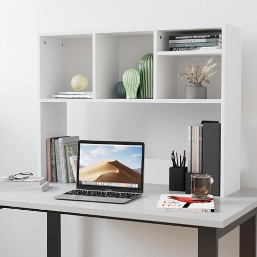 Lotus Desktop Bookshelf by Flash Furniture - Image 1
