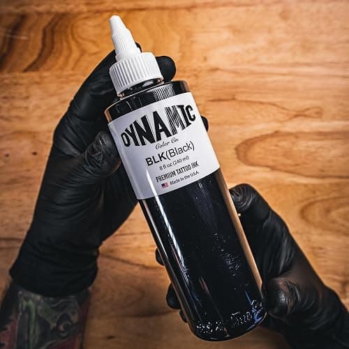 Dynamic Color Co Black Ink 8oz Bottle thumbnail 6