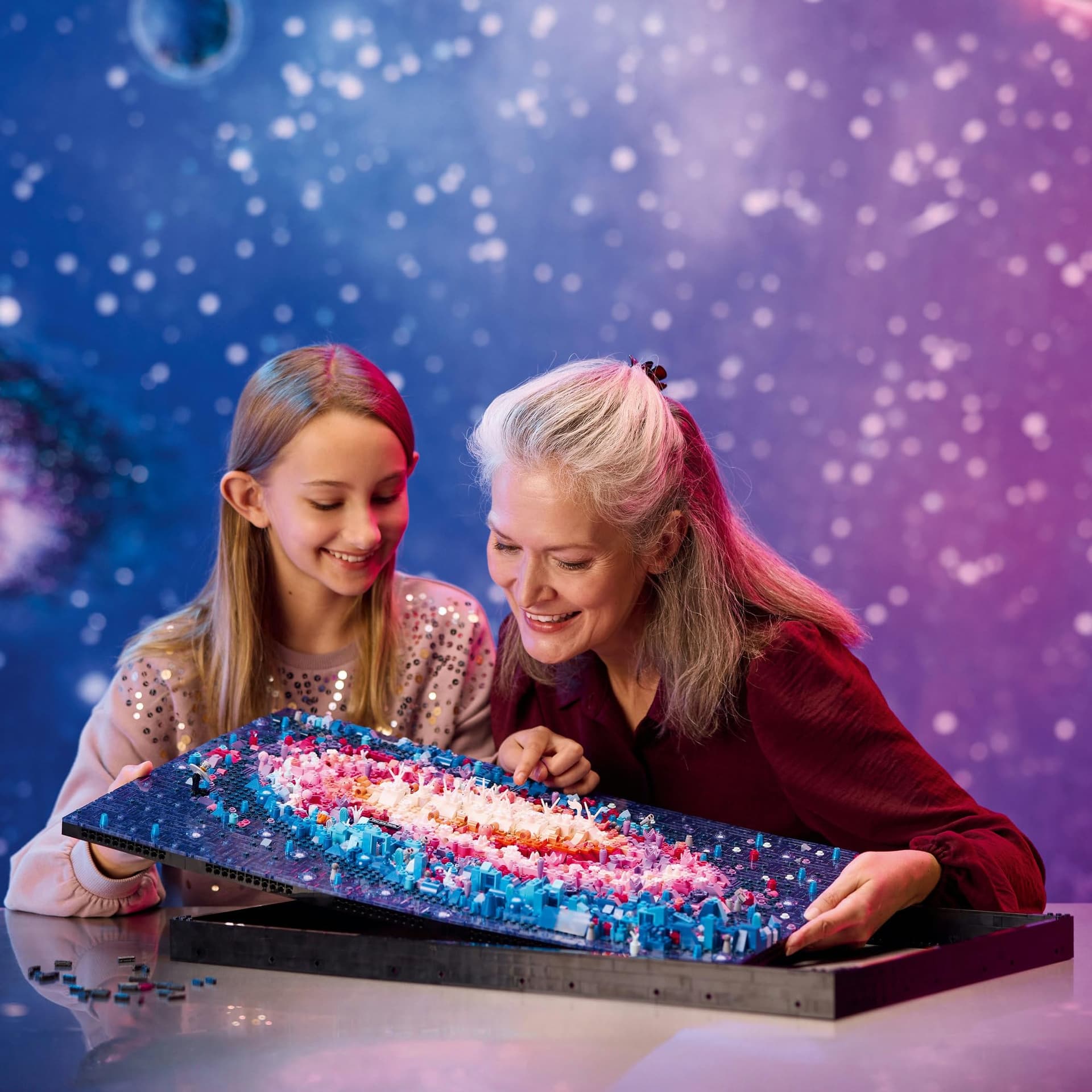 LEGO Art The Milky Way Galaxy Space Set for Adults, Relaxing Arts & Crafts Puzzle Activity for Astronomy and Design Lovers, Home or Office Wall Décor Idea for Men & Women 31212 thumbnail 9