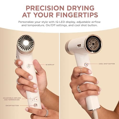 Shark Hair Dryer | SpeedStyle | No Heat Damage Hair Styling Tool | 3 Styling Tools Included | Portable & Powerful Blow Dryer | Best for Straight & Wavy Hair | Silk | HD331 thumbnail 9