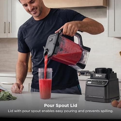 Ninja Professional Blender 2.0, 1200W, Auto-iQ, 72oz Pitcher, BR201AMZ | 1200W Total Crushing blades + Auto-iQ Crush program for smoothies & frozen drinks. 4 speeds. Dishwasher safe. thumbnail 6