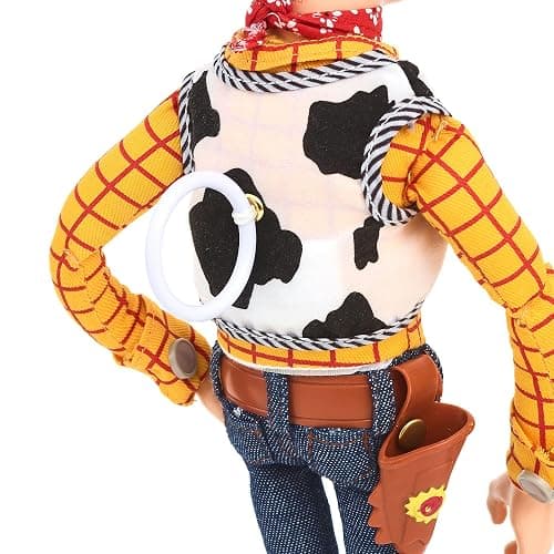 Disney Store Official Action Figure interattiva parlante di Woody, Toy Story, 39 cm, Pupazzo di Cowboy con Un repertorio di 15 Frasi in Inglese, interagisce con Altri Personaggi, dai 3 Anni in su thumbnail 9