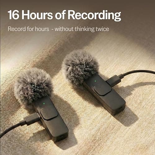 Mini Mic Pro (Latest Model – #1 Microphone for iPhone & Android, Wireless Mini Microphone, Clear Voice, Noise Cancelling, Lavalier Mic for TikTok, YouTube & Interviews thumbnail 4