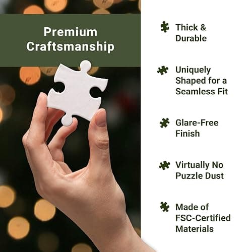 Ravensburger - Rockefeller Christmas - 1000 Piece Jigsaw Puzzle - Enjoy Rockefeller Center During The Holidays - Magical Ice Skating Scene - Premium Quality - Ages 12+ thumbnail 4