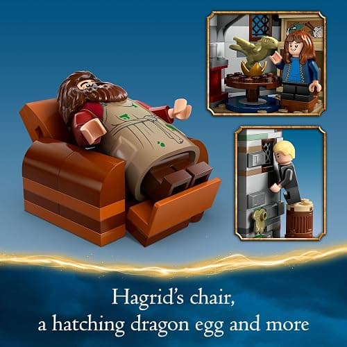 LEGO Harry Potter Hagrid's Hut: an Unexpected Visit - Harry Potter Toy for Boys & Girls Ages 8+ - Kids Building Toys W/Buildable House, 7 Minifigures & Dragon - 76428 thumbnail 4