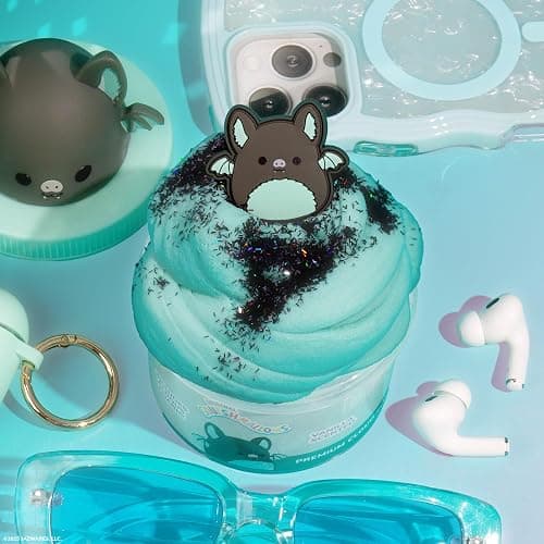 Original Squishmallows Aldous The Fruit Bat Premium Cloud Slime, Vanilla-Scented, 8 oz., Storage Container with Figurine Topper, Rubber Charm, Goodie Bags Stuffers, Kids Party Favors, Sensory Toy thumbnail 6