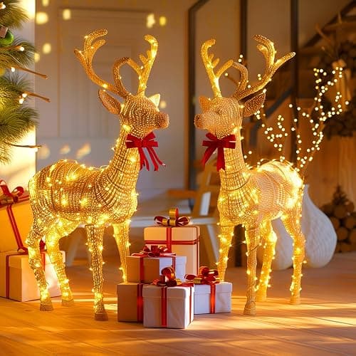Minetom Fairy Lights Plug in, 33Ft 100 LEDs Waterproof Silver Wire Firefly Lights, Adaptor Included, Starry String Lights for Wedding Indoor Outdoor Christmas Patio Garden Decoration, Warm White thumbnail 4