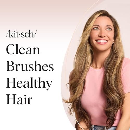 Kitsch Hair Brush Cleaner Tool | Double-Sided 2-in-1 Brush Cleaner for Hair Brushes & Combs | Eco-Friendly Cleaning Tool with Pick & Bristles, Perfect Gifts for Women | Hair Stylist Essentials thumbnail 8