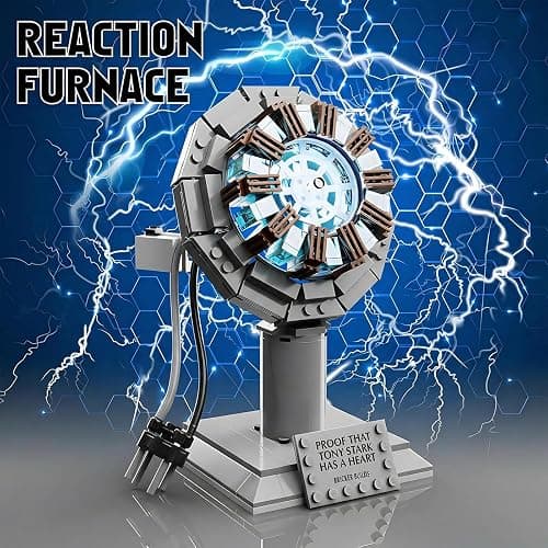 APENGBAOL Arc Reactor Building Block Set, A Model Toy Proof that Tony Has A Heart,A Gift for Adults and Children thumbnail 4