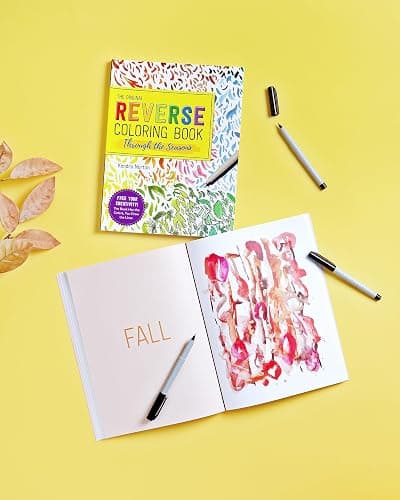 The Reverse Coloring Book™: Through the Seasons: The Book Has the Colors, You Make the Lines thumbnail 9