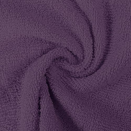 Utopia Towels 12 Pack Premium Wash Cloths Set, 12 by 12 Inches, 100% Cotton Ring Spun, Highly Absorbent and Soft Feel Essential Washcloths for Bathroom, Spa, Gym, and Face, Plum thumbnail 4