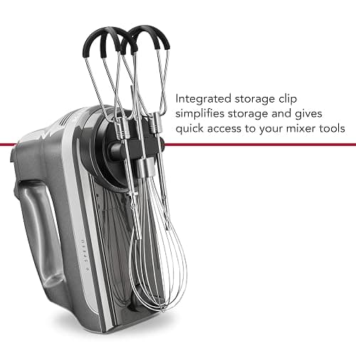KitchenAid 6 Speed Hand Mixer with Flex Edge Beaters - KHM6118 thumbnail 4