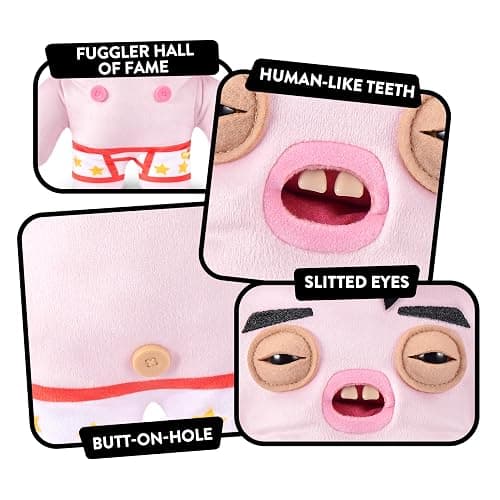 Fuggler Fugg Stars 9-Inch Plush Toy (Greazee) by ZURU – Funny Ugly Monster Stuffed Animal with Human-Like Teeth, Collectible Plush for Kids, Tweens, Teens, Adults & Plush Fans thumbnail 8