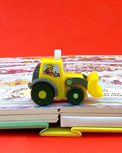 Wind-up Digger: A Toy and Book Gift Featuring a Hands-On Exploration Of Diggers And Construction Sites thumbnail 7