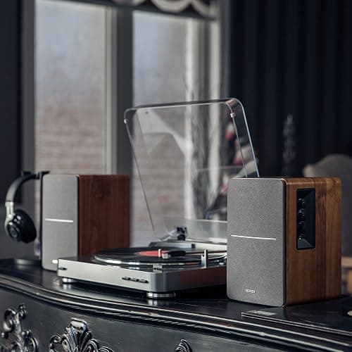 Edifier R1280T Powered Bookshelf Speakers - 2.0 Active Near Field Studio Monitor Speaker - Wooden Enclosure - 42 Watts RMS Power thumbnail 7