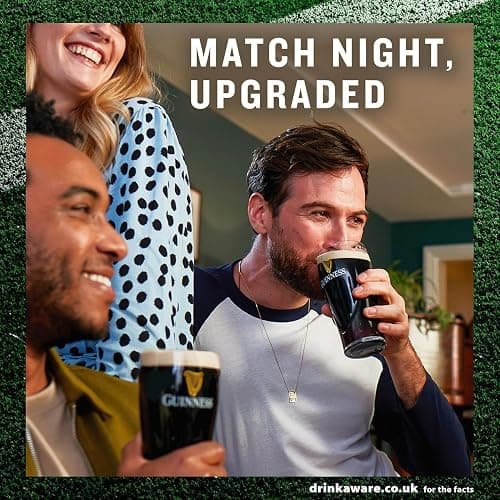 Guinness Draught Nitrosurge Stout Beer | 4.1% vol | 4x558ml Cans | Perfect Pub Pour at Home | Match Day Beer | Celebrate the Football This Summer | Device Sold Separately thumbnail 7