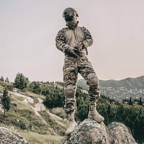 YEVHEV G3 Combat Suit Military Apparel Set Tactical Camouflage Clothing Hunting Uniform Paintball Gear with Knee Pads for Men thumbnail 5