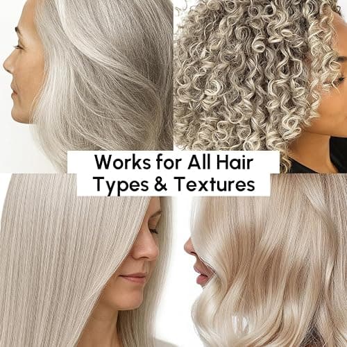 MAREE Anti Yellow Purple Hair Mask for Damaged Hair - Purple Deep Conditioner & Blonde Toner - Hydrating Deep Conditioning for Dry, Curly, Blonde, Orange, Brassy, Bleached - Mascarilla para el Cabello thumbnail 8