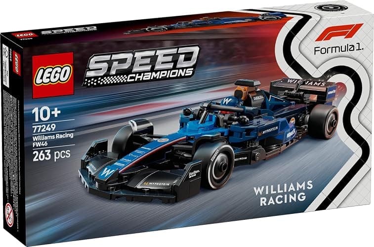 LEGO Speed Champions Voiture F1 Williams Racing FW46 - Jeu de Construction avec véhicule de Course - Minifigurine Collector de Pilote de Formule 1 - Maquette pour garçons et Filles dès 10 Ans 77249 thumbnail 9
