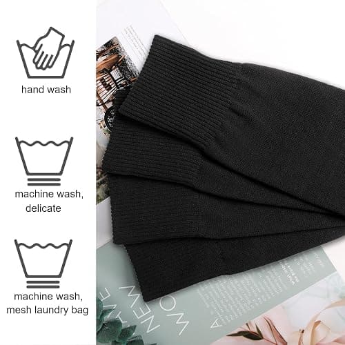 phnydreg 3 Pairs Leg Sleeve Shin Pre Cut Socks for Kids Youth Men Women Soccer Running Cycling thumbnail 4