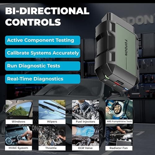 TOPDON TopScan Pro, OBD2 Scanner Bluetooth for iOS & Android, Diagnostic Scan Tool for All Cars, Car Code Reader with Reset Scanner, 13+ Reset Service, Upgraded Version of Topscan Lite thumbnail 5