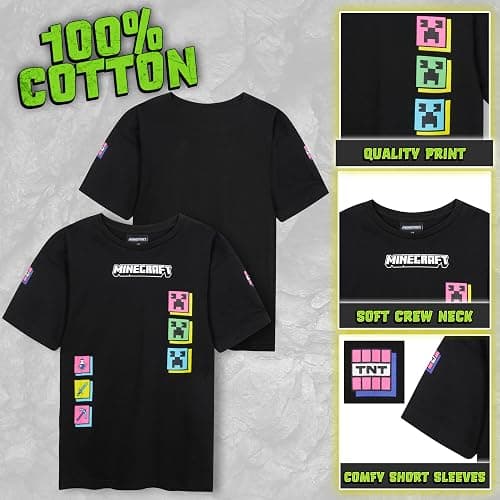 Get Trend Pokemon | Minecraft | Fortnite Boys Short Sleeve T Shirts, Crewneck Tops, Graphic Tees, Multipacks, Gamer Gifts thumbnail 6