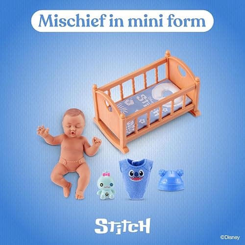 My Mini Baby Disney 2 PACK by ZURU – Collectible Disney Baby Doll Mystery Capsule with Accessories, Realistic Miniature Toy for Girls Ages 3+ thumbnail 7