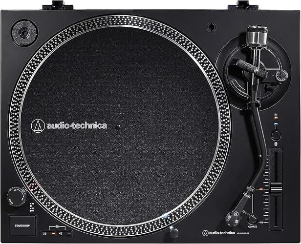 Audio-Technica LP120xBTUSB Direktangetriebener Plattenspieler (Bluetooth & USB) Schwarz thumbnail 3