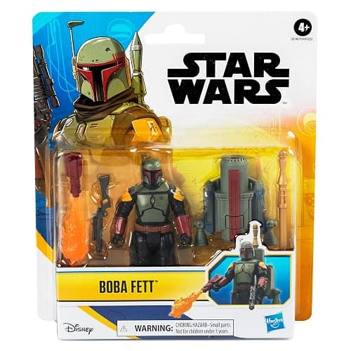 STAR WARS Epic Hero Series Boba Fett 4-Inch Deluxe Action Figure & 4 Accessories, Toys for 4 Year Old Boys and Girls & Up thumbnail 4