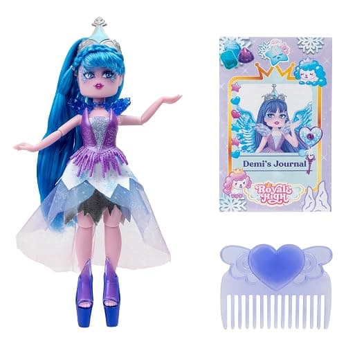 Royale High 9” Fashion Doll - Demi The Ice Fairy, Wave 2, Series 2 - Fairy Journal, Comb, and Virtual Item Code Included - Amazon Exclusive - Ages 5+ thumbnail 5