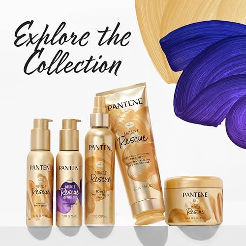 Pantene Hair Mask, Deep Conditioning Hair Mask for Dry Damaged Hair, Miracle Rescue, 190 mL Bronze,1 thumbnail 6