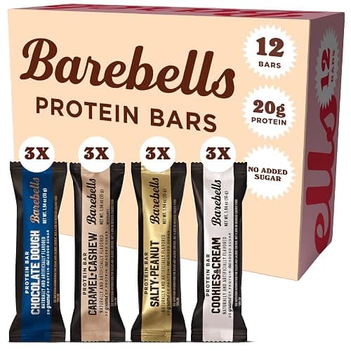 Barebells Protein Bars Variety Pack - 12 Count, 1.9oz Bars - Protein Snacks with 20g of High Protein - Chocolate Protein Bar with 1g of Total Sugars - Perfect on The Go Protein Snack & Breakfast Bars - Image 1