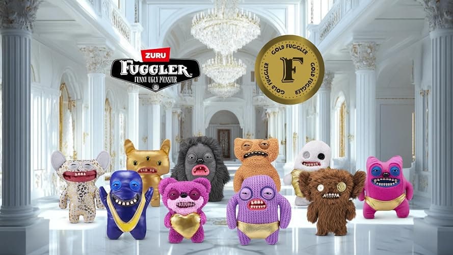 Fuggler Gold Fuggs by ZURU Funny Ugly Monster, Plush, Collectible, Toy (Hedge Grog - Eyes and Teeth) thumbnail 7