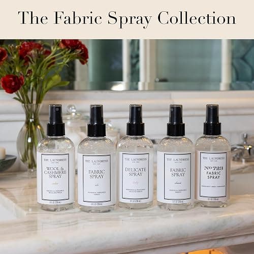 The Laundress Delicate Fabric Spray, Wrinkle Release Spray, Upholstery and Linen Spray, Silk & Lingerie Refresher, Lady Scent, Citrus, Rosewood, Musk, 8 Fl Oz thumbnail 2