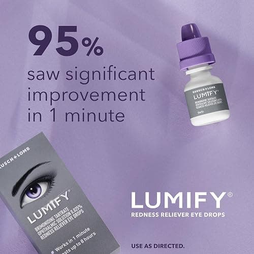 LUMIFY Redness Reliever Eye Drops, For Whiter & Brighter Looking Eyes, 0.17 Fl Oz (5 mL) thumbnail 8