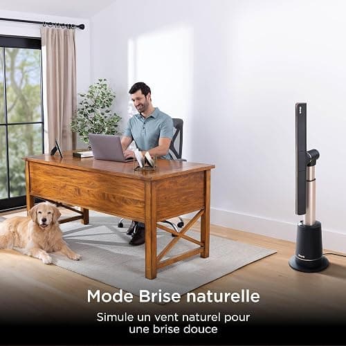 Shark TurboBlade Ventilateur colonne sans pale, 10 vitesses TF200SEU, Gris Anthracite, 78 cm thumbnail 8