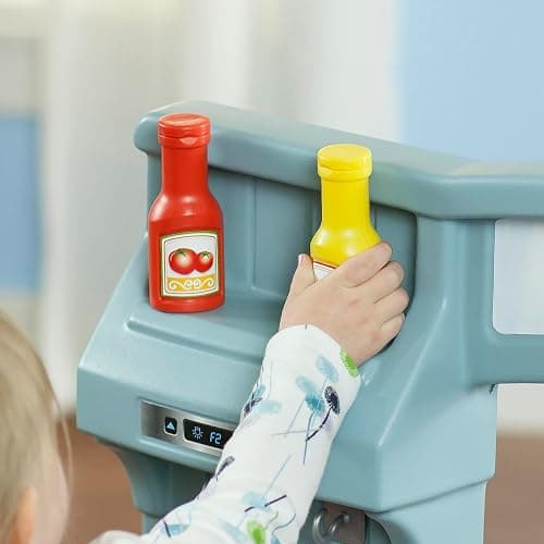 Step2 Best Chefs Kids Kitchen Playset, Indoor/Outdoor Kitchenette, Interactive Play with Lights and Sounds, Made of Durable Plastic, Includes 25 Piece Toy Accessories, For Toddlers 2+ Years Old thumbnail 8