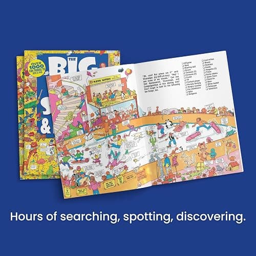 The Big Book of Seek & Find – Spooky Hidden Object Picture Puzzle Book for Kids | Seek and Find Activity Book for Boys & Girls | Boosts Focus & ... for Brain-Training (Search & Find-Big Books) thumbnail 9