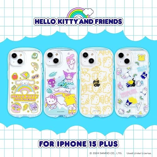 iFace Hello Kitty and Friends Clear Compatible with iPhone 15 Plus Case [Look in] Drop Tested Hybrid Cell Phone Grip Cover – Seize The Moment thumbnail 2