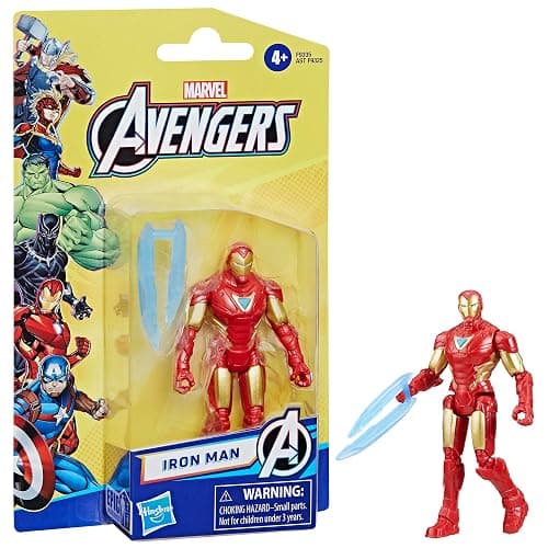 Marvel Epic Hero Series Iron Man Action Figure, 4-Inch, Avengers Super Hero Toys, Birthday Gifts for Kids, Ages 4+ thumbnail 3