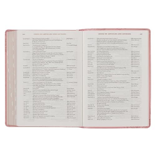 The Spiritual Growth Bible, Study Bible, NLT - New Living Translation Holy Bible, Faux Leather, Coral Vines (NLT Spiritual Growth Editions) thumbnail 14