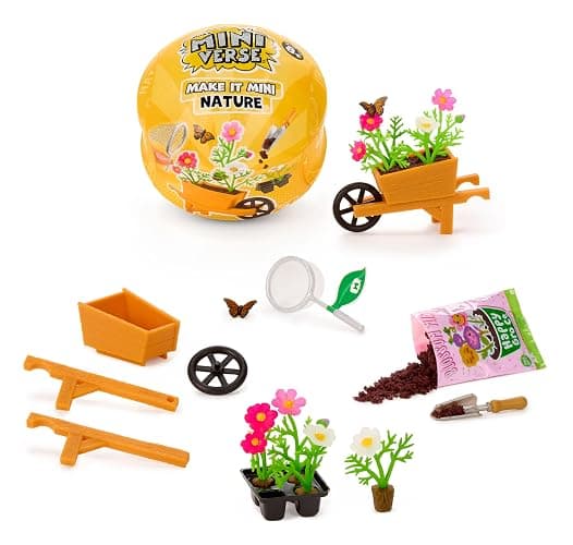 MGA's Miniverse - Make It Mini Nature Series 3 Mini Collectibles, Mystery Blind Packaging, DIY, Crafts, Replica Plants, Flowers, Botanicals, Novelty, Collectors, 8+ - Image 1